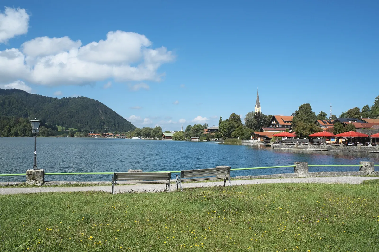 Lakeside path at Schliersee